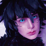 Elf Blue Eye Sclera 22mm Halloween Costume Contacts UGC