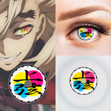 Demon Slayer Douma Upper Rank White Contact Lenses Sample