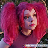 Nikki Pink Heart Beat Contacts UGC