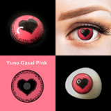Nikki Pink Heart Beat Contacts Sample