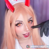 CM AnimePower Red Yellow Costume Contacts UGC