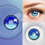 Anime 2 Brisk Blue Costume Contacts (Rx) Sample