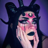 Triple Iris Eye Monster Sclera 22mm Halloween Contacts UGC