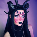 Triple Iris Eye Monster Sclera 22mm Halloween Contacts UGC