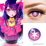 Oshi No Ko Ai Hoshino Violet Costume Contacts Sample