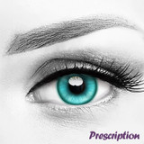 Magic Pop Teal Green Colored Costume Contacts (Rx)