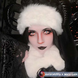 Zombie Saw White Red Halloween Contacts UGC