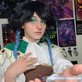 Anime 3 Snappy Green Costume Contacts UGC