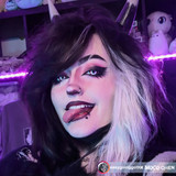 Red White Monster 17mm Mini Sclera Halloween Costume Contacts UGC