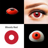 Bloody Red Costume Contacts (Rx) Sample