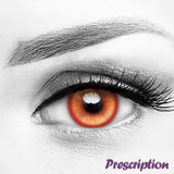 Magic Pop Orange Colored Costume Contacts (Rx)
