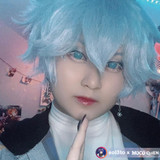 Cyan Blue Mesh Halloween Costume Contacts UGC