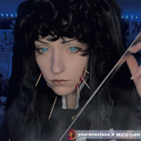 Cyan Blue Mesh Halloween Costume Contacts UGC