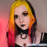 Mini Black Sclera 17mm Costume Contacts (Rx) UGC