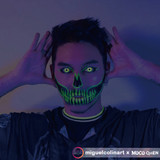 UV Glow Yellow Halloween Contacts (UV Function) UGC