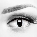 White Cat Eye Halloween Contacts