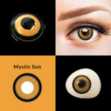 Mystic Sun Yellow Orange Halloween Costume Contacts Sample
