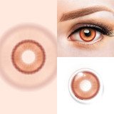 Magic Pop Orange Anime Costume Contacts