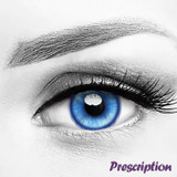 Magic Pop Blue Colored Costume Contacts (Rx)