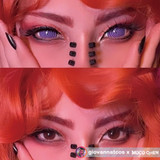Purple Rinnegan Mini Sclera 17mm Anime Contacts UGC