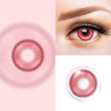 Magic Pop Red Anime Costume Contacts (Rx)