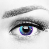 Wonder Blue Violet Anime Costume Contacts