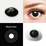 Black Out Classic Costume Contacts (Rx) Sample