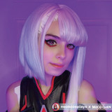 Cyberpunk Edgerunners Lucy Violet Halloween Costume Contacts UGC