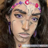 Magic Pop Violet Colored Costume Contacts UGC