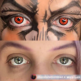 Corpse Bride Hot Red Halloween Costume Contacts UGC