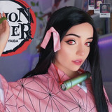 Demon Slayer Nezuko Halloween Costume Contacts UGC