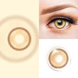 Magic Pop Golden Brown Anime Costume Contacts