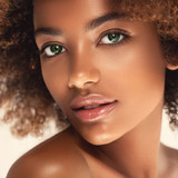 Jolie Tropic Green Designer Contacts Model Pic