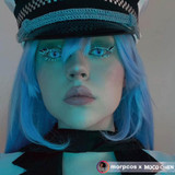 Anime Ragdoll Cat Blue Halloween Costume Contacts UGC