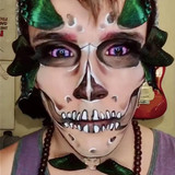 Purple Elf Eye Sclera 22mm Halloween Costume Contacts UGC