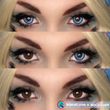 Magic Pop Blue Colored Costume Contacts UGC