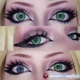 Magic Pop Green Anime Costume Contacts (Rx)