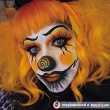 Black Spiral Swirl Halloween Costume Contacts UGC