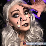 Black Spiral Swirl Halloween Costume Contacts UGC