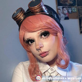Black Out Mini Sclera 17mm Contacts UGC