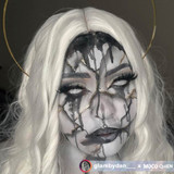 White Mesh Costume Contacts (Rx) UGC