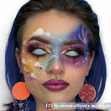 White Mesh Costume Contacts (Rx) UGC