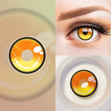 Anime 2 Sunflash Gold Yellow Costume Contacts Sample
