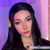 Cyberpunk Nebulos Blue 17mm Sclera Contacts UGC