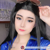 Cyberpunk Nebulos Blue 17mm Sclera Contacts UGC