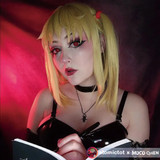 Red Mesh Halloween Costume Contacts UGC
