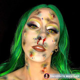 Avatar Green Yellow 17mm Mini Sclera Halloween Costume Contacts ugc