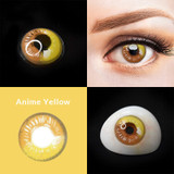 Anime Golden Pasture Yellow Costume Contacts (Rx) Sample