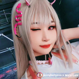 Magic Pop Magenta Pink Anime Costume Contacts