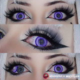 Magic Pop Bright Violet Anime Costume Contacts (Rx)